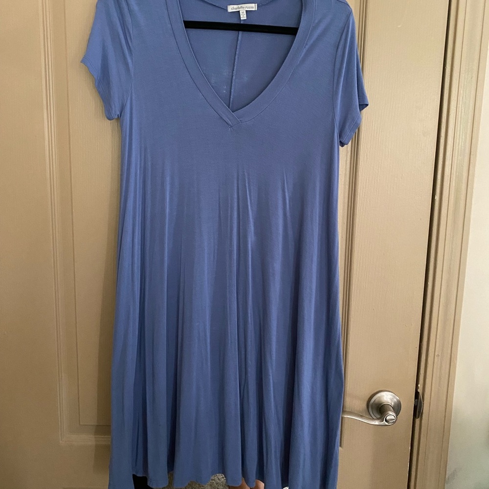 Blue T-Shirt Dress